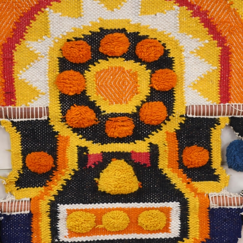 3084 - Don Freedman (American), a mid-century wool tapestry wall hanging, 1970s, 112cm x 67cm.