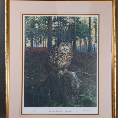 3085 - Art: Great Eagle Owl Limited Edition print 
By Margaret Ricketts 
Beautiful macabre image of the owl... 