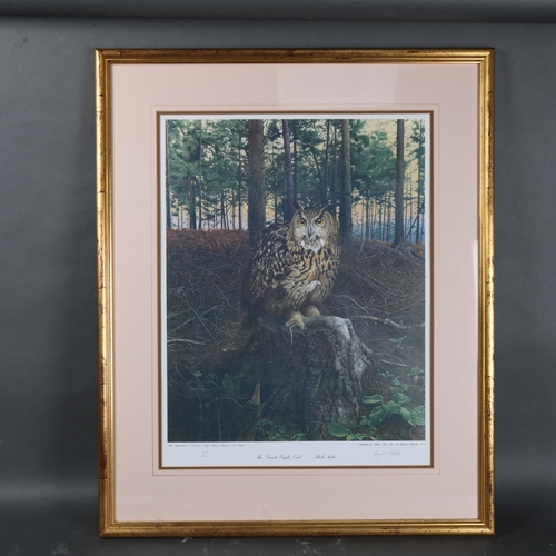 3085 - Art: Great Eagle Owl Limited Edition print 
By Margaret Ricketts 
Beautiful macabre image of the owl... 