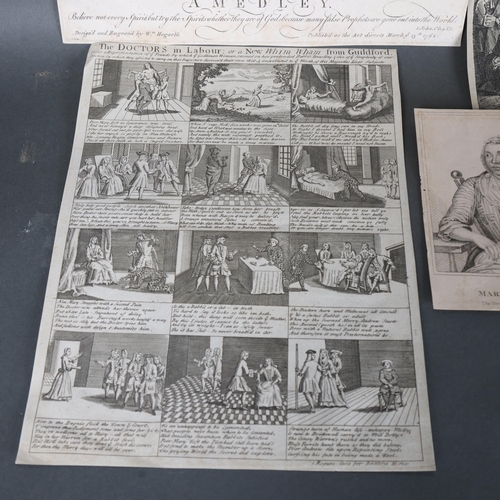 3116 - Curiosity/Macabre : A selection of 18th Century monochrome engravings relating to Mary Toft (nee Den... 