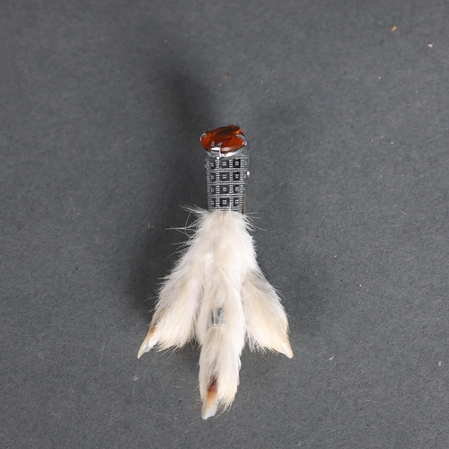 3231 - Taxidermy: Scottish Grouse Foot Brooch.
These were popular tourist souvenirs from the Scottish highl... 