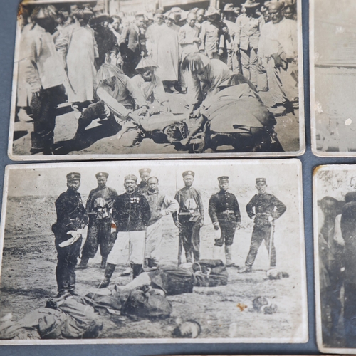 3313 - Curiosity/Macabre : Chinese Torture and Public Execution Photograph Postcards, group showing decapit... 