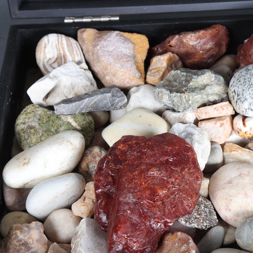 3387 - A large collection of various stones, minerals and other geological rocks.