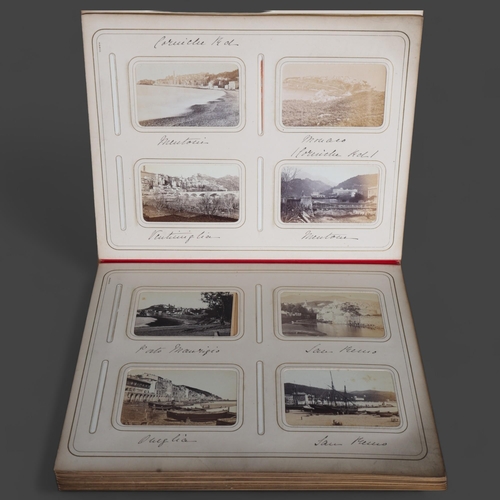 3517 - A Victorian Grand Tour album of photographs depicting the sights of Italy and some of France, dated ... 