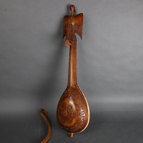 3551 - Musical String Instrument: Balkan Gusle
Also known as a Gusla or Gusli, it is similar to a viola. Ca... 