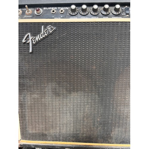 369 - A 1970s original Fender USA Super Twin valve amp (last used in 2018 and will need a service before u... 