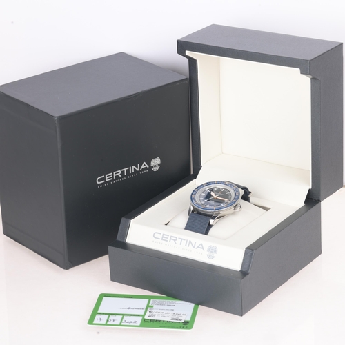 1000 - CERTINA - a stainless steel Aqua DS PH200M automatic calendar wristwatch, ref. C036407, circa 2022, ... 