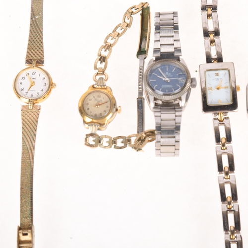 1052 - A quantity of lady's quartz wristwatches, including Meister Anker, and Guess