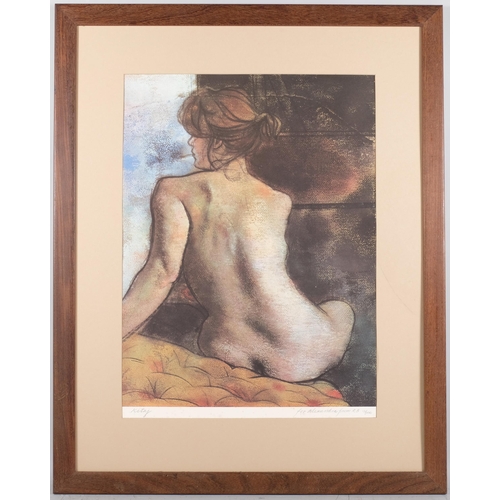 171 - Ronald Brooks Kitaj (1932 - 2007), nude figure, lithograph, signed in pencil, no. 13/100, plate 66cm... 