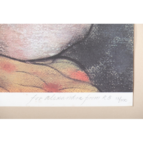 171 - Ronald Brooks Kitaj (1932 - 2007), nude figure, lithograph, signed in pencil, no. 13/100, plate 66cm... 