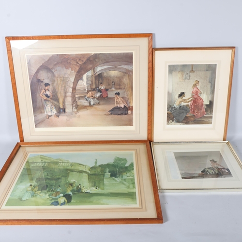 214 - Sir William Russell Flint, a group of 10 prints (8 signed in pencil), all framed (10)