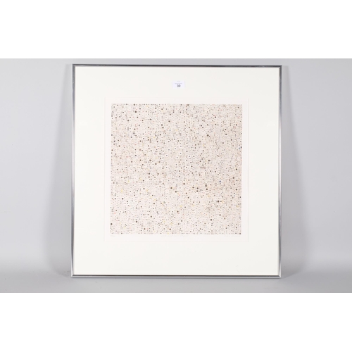 30 - Alex Dipple, Dots And Full Stops, colour print, signed in pencil, no. 49/50, aluminium frame, overal... 