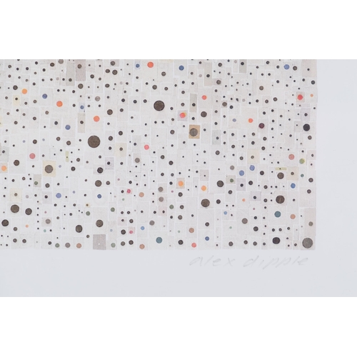 30 - Alex Dipple, Dots And Full Stops, colour print, signed in pencil, no. 49/50, aluminium frame, overal... 