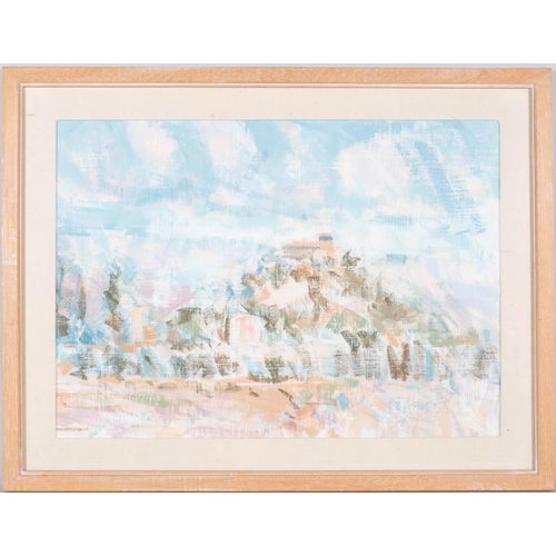 5 - Michael Macleod, impressionist landscape, oil on board, 40cm x 57cm, framed and glazed