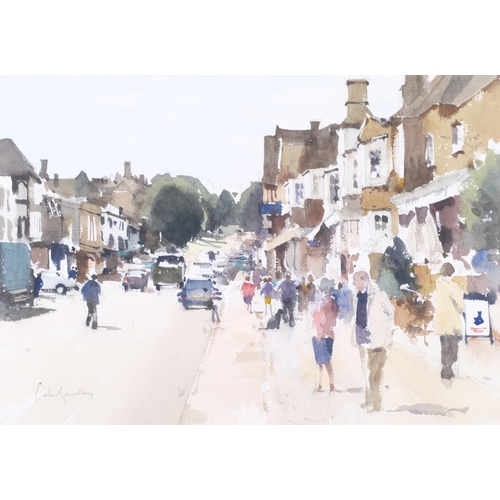 70 - John Yardley (1933 - 1996), Burford Oxfordshire, watercolour, 35cm x 50cm, framed