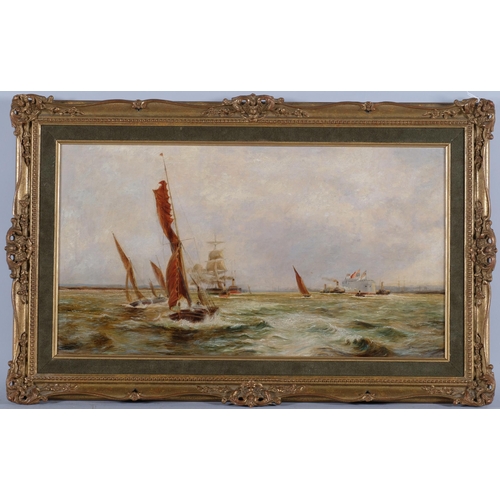 79 - **DESCRIPTION AMENDMENT** *After Harold Wyllie* *Commerce And Sea Power*, oil on board, unsigned, 27... 