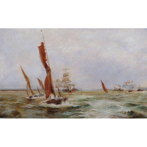 79 - **DESCRIPTION AMENDMENT** *After Harold Wyllie* *Commerce And Sea Power*, oil on board, unsigned, 27... 