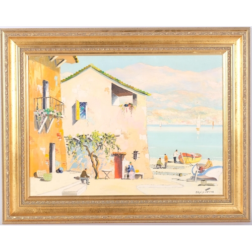 9 - Cecil Rochfort d'Oyly-John (1906 - 1993), Beaulieu near Nice, oil on canvas, 43cm x 58cm, framed, pr... 