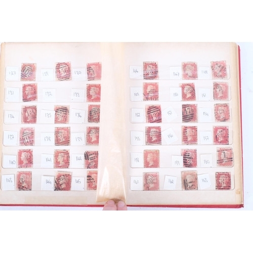 133 - An album of Queen Victoria Penny Red postage stamps, SG43