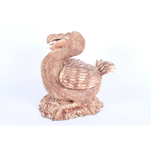 47 - An Italian terracotta pottery dodo sculpture, unsigned, H35cm