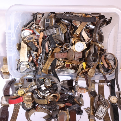 1103 - A quantity of wristwatches and parts, including Oris, Zheut, Smiths, etc