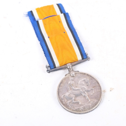 665 - A First World War Great War medal to 7047 Pte TF White, King's Royal Riffle Corps, with various prin... 