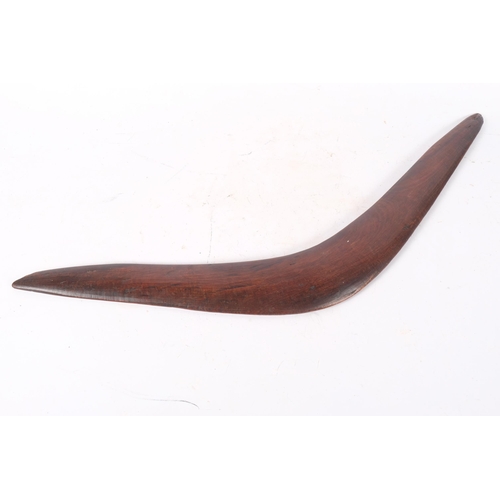 206 - An Australian Aboriginal boomerang, 69cm