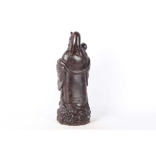 214 - A Chinese figure of Fuxing, 38cm