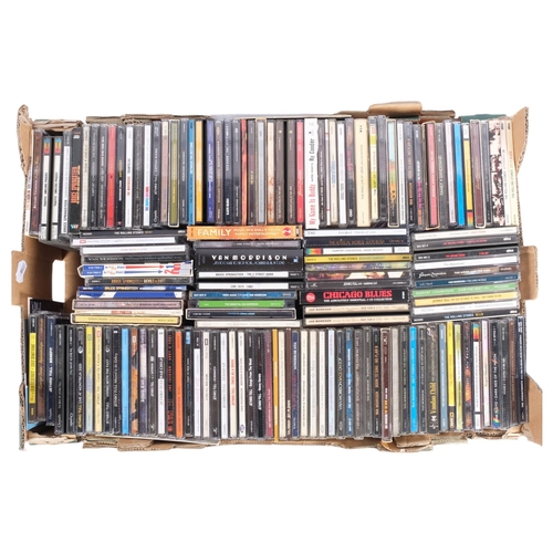 905 - An extensive CD collection of 1960s/70s rock and folk, whole catalogues of Van Morrison, Jethro Tull... 