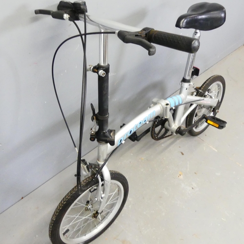 2744 - A Proteam folding bicycle.