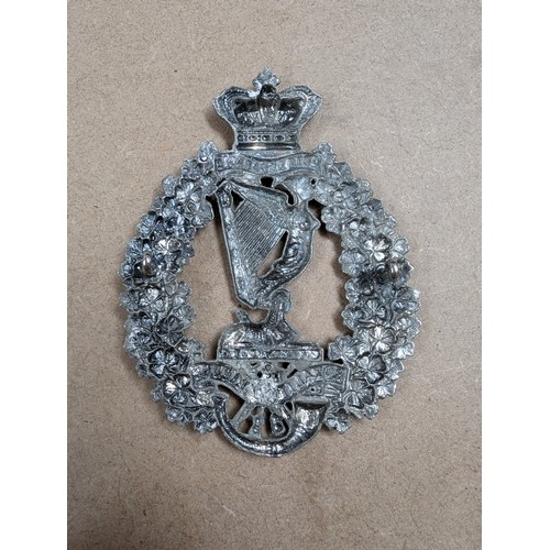 660 - 3 Victorian Officer's shoulder belt badges, including Royal Irish Rifles, and Argyll & Sutherland