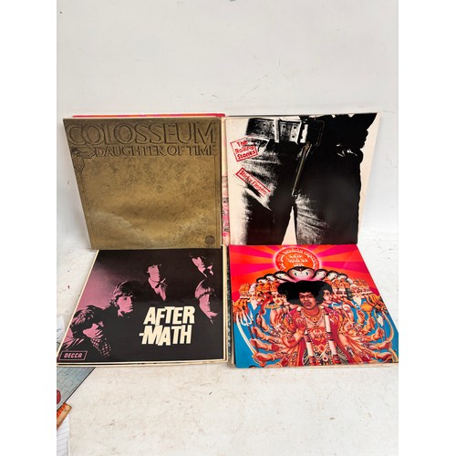 904 - A collection of vinyl LPs, including rare titles by The Rolling Stones, Jimi Hendrix (mono 1967 Axis... 