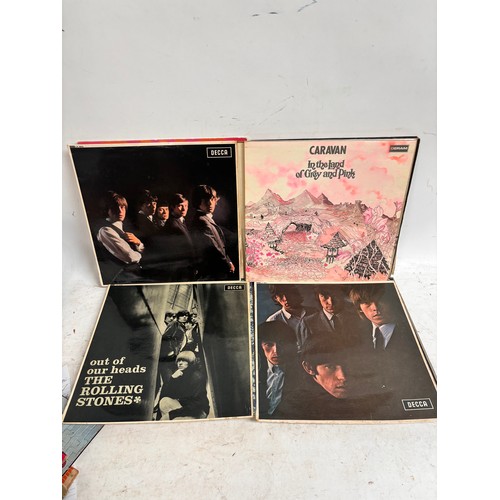 904 - A collection of vinyl LPs, including rare titles by The Rolling Stones, Jimi Hendrix (mono 1967 Axis... 