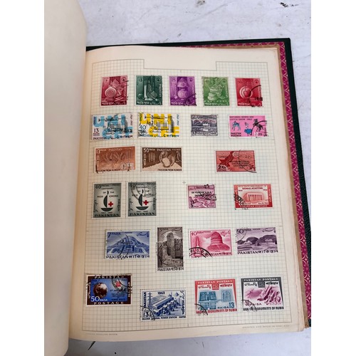 88 - Various postage stamp albums, including 19th and 20th century India