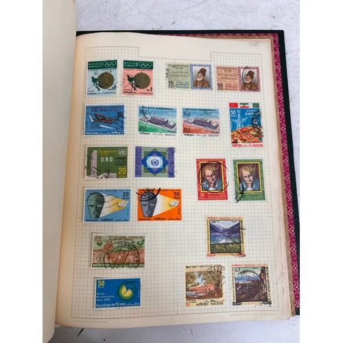 88 - Various postage stamp albums, including 19th and 20th century India