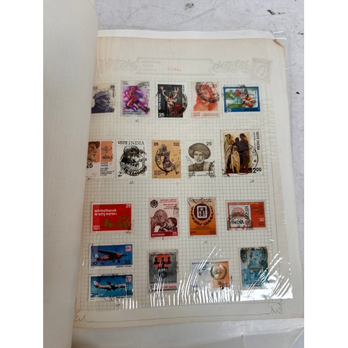 88 - Various postage stamp albums, including 19th and 20th century India