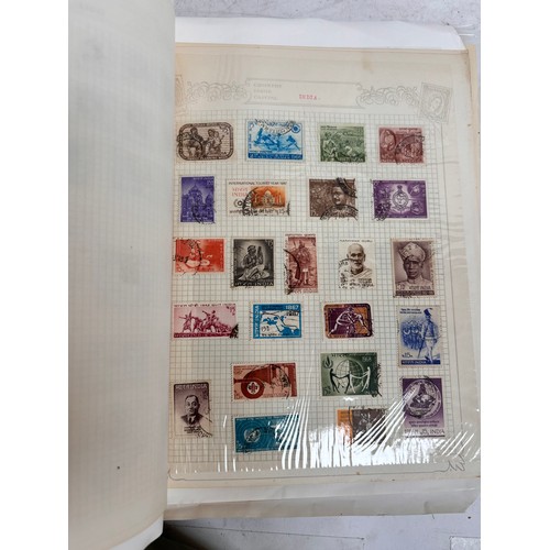 88 - Various postage stamp albums, including 19th and 20th century India