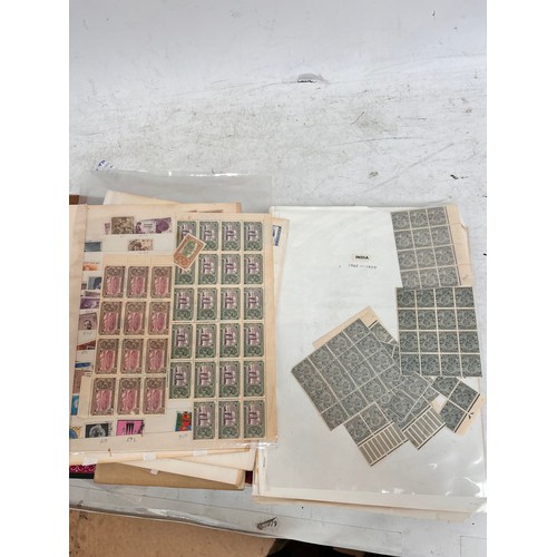 88 - Various postage stamp albums, including 19th and 20th century India