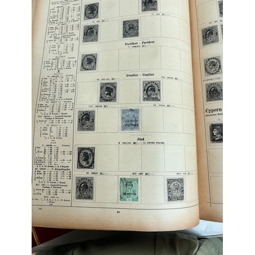 88 - Various postage stamp albums, including 19th and 20th century India