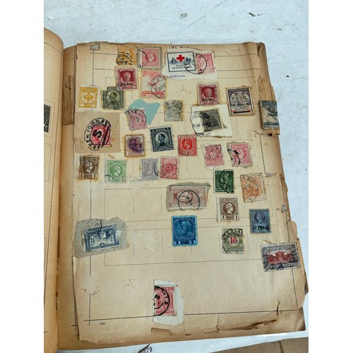 88 - Various postage stamp albums, including 19th and 20th century India