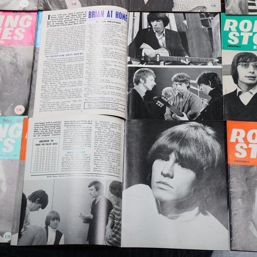 101 - The Rolling Stones Book Monthly Magazine, a full set of 30 magazines, June 1964 to November 1966