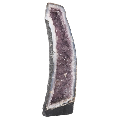 104 - A large purple amethyst cathedral geode, 22.7kg, height 78cm, width 22cm