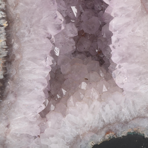 105 - A large clear amethyst cathedral geode, 31.9kg, height 70cm, width 25cm