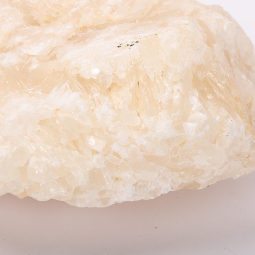 107 - A clear calcite geode specimen, length 25cm