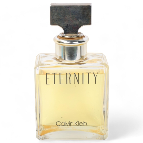 161 - CALVIN KLEIN ETERNITY - a large display perfume bottle, height 24cm