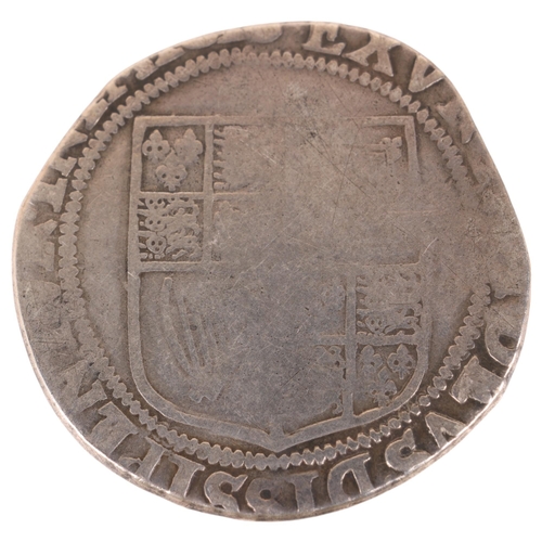 20 - James I silver shilling, diameter 27mm,4.5g