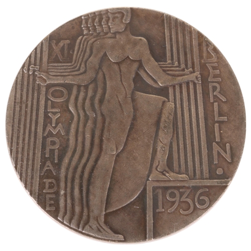 80 - 1936 Berlin Olympic Games Participation medal, diameter 37mm