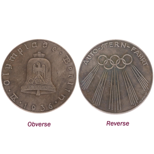 81 - 1936 Berlin Olympic Games Commemorative medallion, diameter 37mm