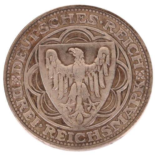 83 - 1927 Germany 3 Reichsmark coin