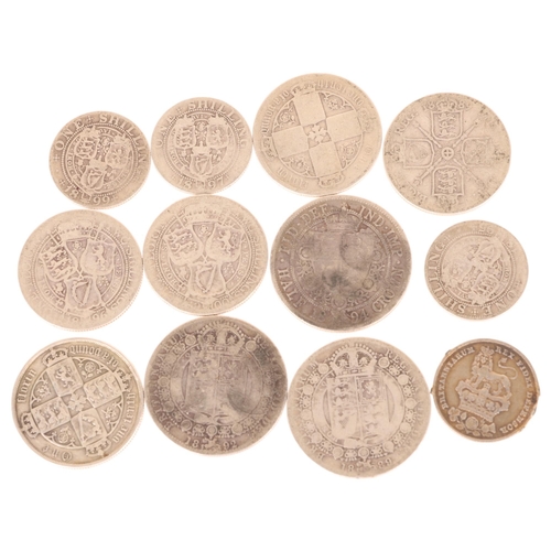 85 - A group of various silver coins